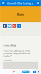 Mobile Screenshot of msofficetrainingtips.com