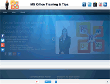 Tablet Screenshot of msofficetrainingtips.com